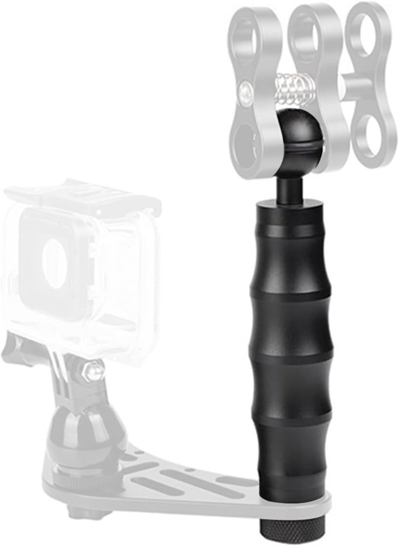 ORCATORCH ZJ12 Handle for Camera Tray, Universal Compatibility with Various Accessories, Easy Mounting of Ball Joint Clamps and Dive Lights for Underwater Photography - Image 1